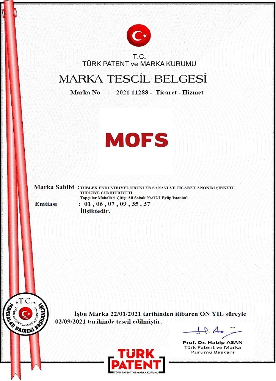 Marka Tescil Belgesi Mofs (Ticaret-Hizmet)